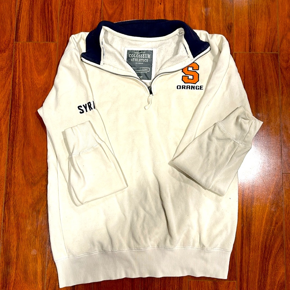 Syracuse University quarter zip sweatshirt